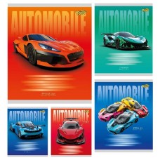 Зошит на 12 аркушів у клітинку «Автомобілі», ТМ Тетрада