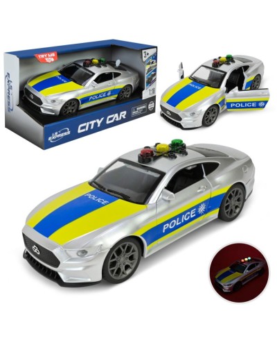 Машина «POLICE» зі світлом та звуком, у коробці 28,4х12х14,5 см