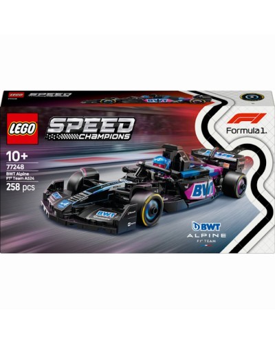 Конструктор «Автомобіль для перегонів BWT Alpine F1® Team A524» на 258 деталей, у коробці 26х5х14 см, ТМ Lego