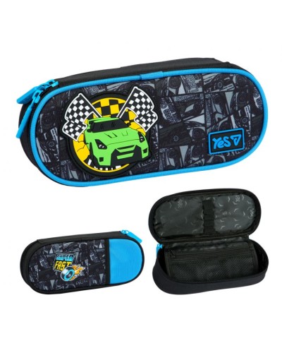Пенал «Super Racer» 22х9х5 см м'який HP-33, ТМ Yes