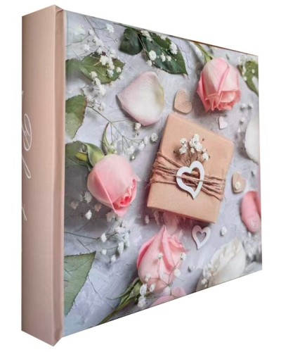 Фотоальбом «Rose Spring» на 200 фото 10х15 см з обкладинкою з ламінованого картону, 22х22 см