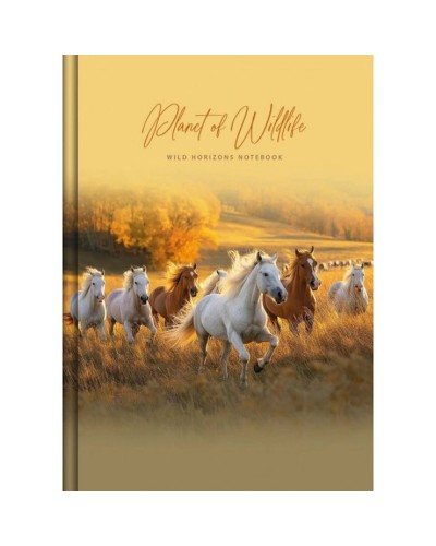 Канцелярська книга «Планета дикої природи» на 176 аркушів у клітинку з ламіновваною обкладинкою ТМ Рюкзачок, в асортименті