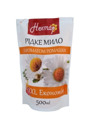 Крем-мило «Ромашка» дойпак 500 мл, ТМ Нектар
