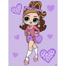 Картина за номерами «L.O.L. Surprise! Tweens Fancy Gurl» 30х40 см, ТМ Ідейка