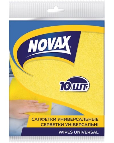 Серветка з мікрофібри універсальна 19х24 см, 10 шт, NV