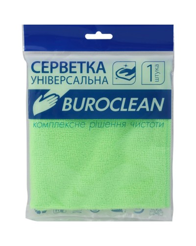 Серветка з мікрофібри універсальна 30х30 см, ТМ BuroClean