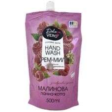 Крем-мило «Малинова паннакота» дойпак 500 мл, ТМ Dolce Vero