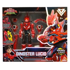 Фігурка «DINOSTER. Лучіо» 20 см зі звуком, світлом та аксемуарами, на батарейці, у коробці 32х9х27 см