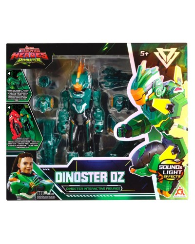 Фігурка «DINOSTER. Оз» 20 см зі звуком, світлом та аксемуарами, на батарейці, у коробці 32х9х27 см