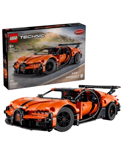 Конструктор «Гіперкар Bugatti Chiron Pur Sport» на 771 деталь, у коробці 38х7х26 см, ТМ Lego