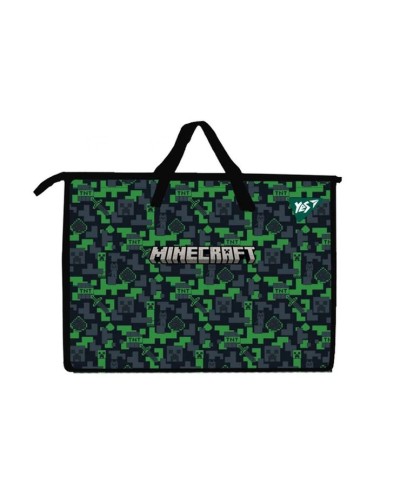 Папка-портфель «Minecraft» А3 з тканинними ручками, ТМ Yes