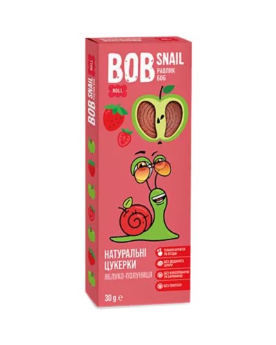 Пастила «BOB» яблучно-полунична 30 г