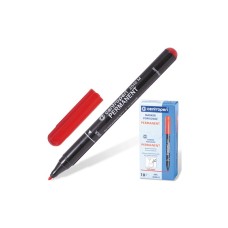 Маркер перманентний круглий тонкий 1 мм, червоний, ТМ Centropen