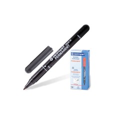 Маркер перманентний круглий тонкий 1 мм, чорний, ТМ Centropen