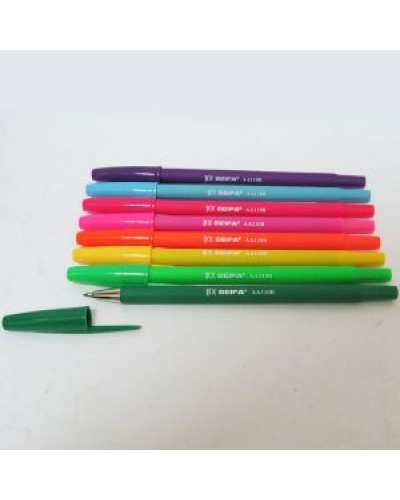 Ручка кулькова оксамитова синя, ТМ Beifa