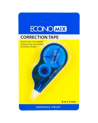Коректор-стрічка, на блістері, ТМ Economix