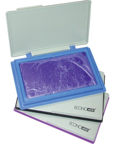 Штемпельна подушка фіолетова 70х110 мм, ТМ Economix