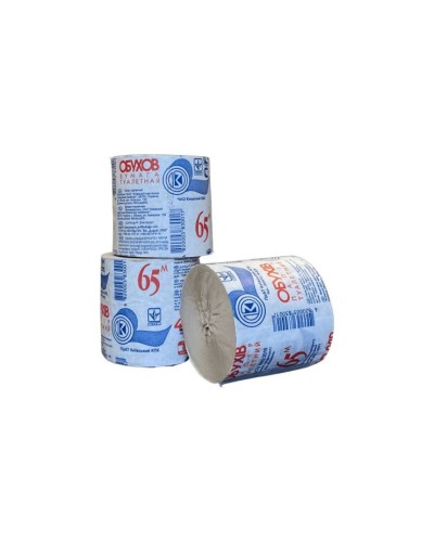 Папір туалетний «Обухів», намотка 65 м