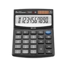 Калькулятор «Brilliant» 10х12,5 см, BS-210