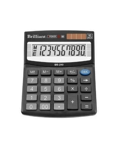 Калькулятор «Brilliant» 10х12,5 см, BS-210