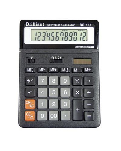 Калькулятор «Brilliant» 15х20 см, BS-444В