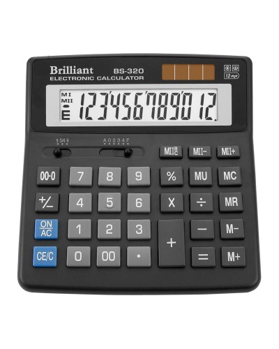 Калькулятор «Brilliant» 15,5х15,7 см, BS-320