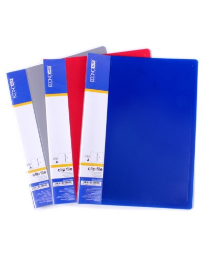 Папка-швидкозшивач А5 з пружинним механізмом Clip A, в асортименті, ТМ Economix