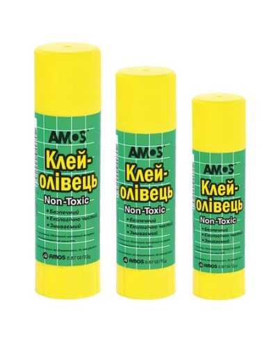 Клей-олівець 8 г, ТМ Amos