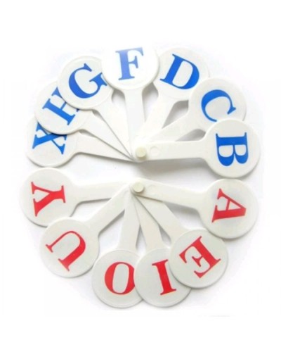 Віяло «Англійські літери»