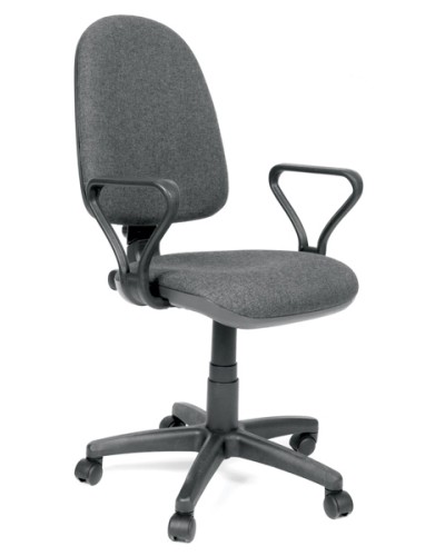 Крісло поворотне «Престиж» сіре, Новий Стиль