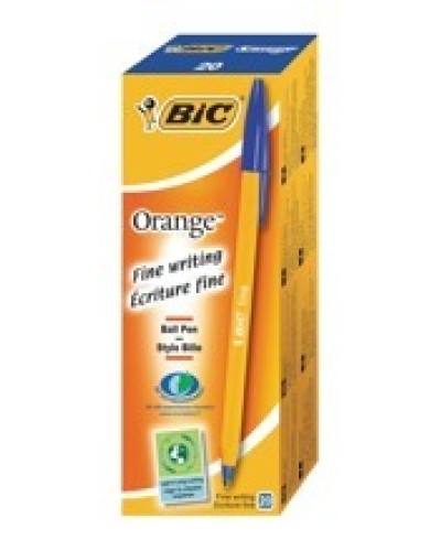 Ручка «Orange» кулькова синя 0,35 мм, BIC
