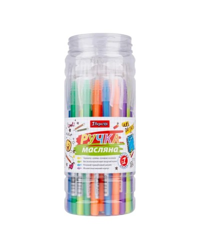 Ручка «Radium» кульково-масляна синя, TM 1 Вересня