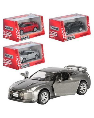 Автомобіль металевий KINSMART «2009 Nissan GR-R R3» в коробці 16х8,5х7,5 см