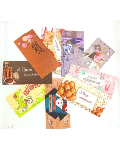 Конверт для грошей, в асортименті