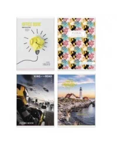 Канцелярська книга А4 на 96 аркушів у клітинку на скобі з картонною обкладинкою, ТМ Brisk