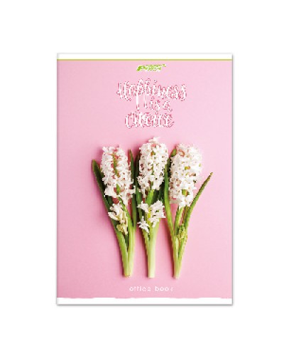 Канцелярська книга А4 на 48 аркушів у клітинку на скобі з картонною обкладинкою, ТМ Brisk