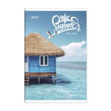 Канцелярська книга А4 на 96 аркушів у лінію на скобі з картонною обкладинкою, ТМ Brisk