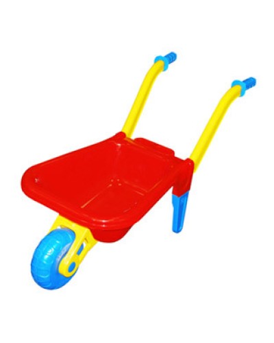 Тачка будівельна «2» для пісочниці, в асортименті, 63х36х24 см, ТМ Технок