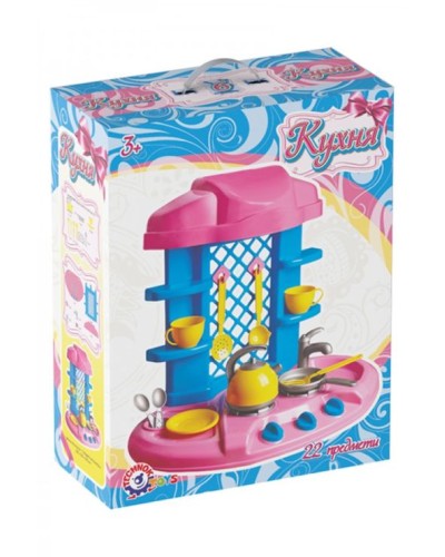 Набір «Кухня 6» з 22 предметів, у коробці 49х38х17,5 см, ТМ Технок