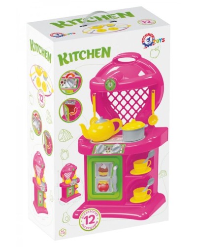 Набір «Кухня 10» з 12 елементів, у коробці 61,5х61,5х37,5 см, ТМ Технок