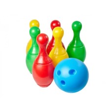 Набір для гри в боулінг з 7 предметів, у сітці 29х29х28 см, ТМ Технок