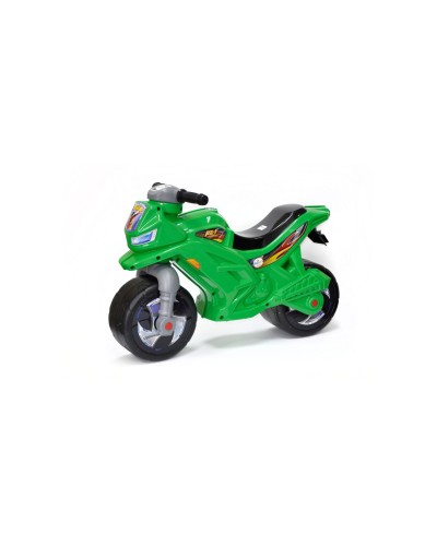 Мотоцикл 2-колісний 68х28,5х47 см зелений з максимальним навантаженням до 20 кг, ТМ Оріон