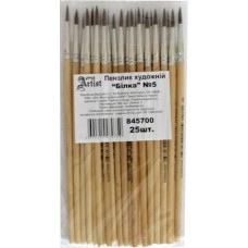 Пензлик білка круглий №5, ТМ Leader