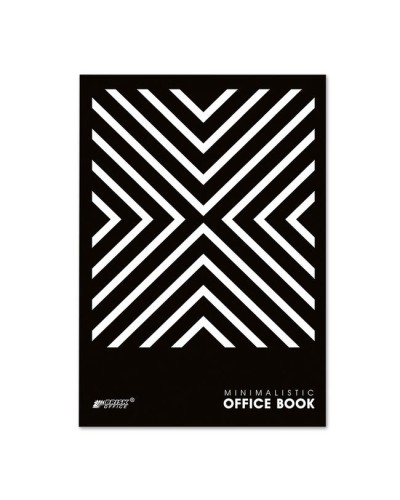 Канцелярська книга 96 аркушів у клітинку на скобі з картонною обкладинкою, ТМ Brisk