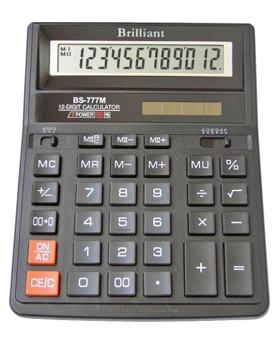 Калькулятор «Brilliant» 15,7х20 см, BS-777М