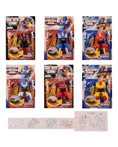 Трансформер «Робот + Транспорт» в асортименті, на планшетці 34х23 см