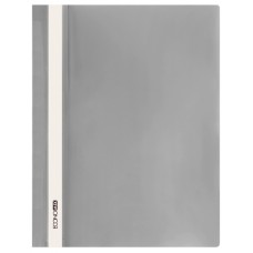 Папка-швидкозшивач з прозорим верхом, А4, без перфорації, сіра, ТМ Economix