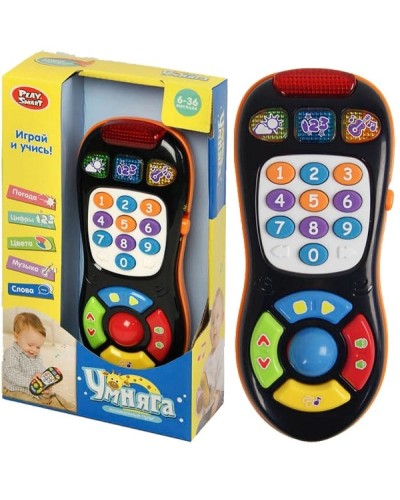 Пульт музичний зі світлом та українською озвучкою, на батарейці, у коробці 21х12,5х5,5 см