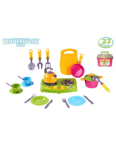 Набір «Кухня 8» з 23 предметів, у боксі 26х19х18 см, ТМ Технок