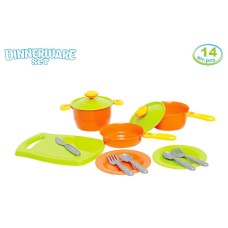 Набір посуду «№1» з 14 предметів, у пакеті 21х16х10,5 см, ТМ Технок